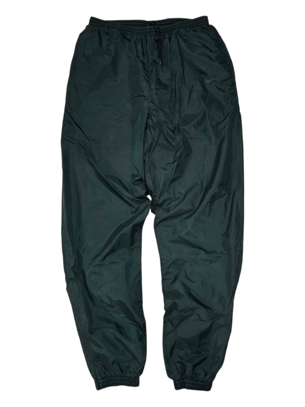 Vintage 90's Nike Men's Dark Green Track Pants